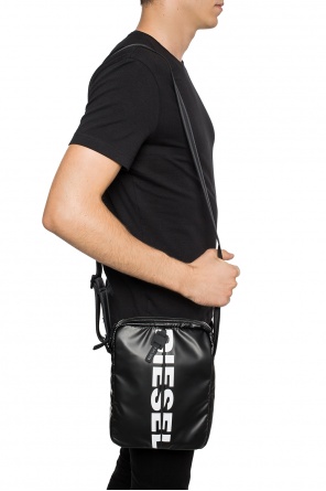 'f-bold small cross' logo-printed shoulder bag, zdjęcie 2 'f-bold small cross' logo-printed shoulder bag od Diesel